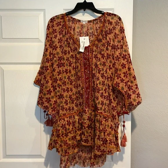 Poupette St Barth Poncho Dress - Picture 4 of 12